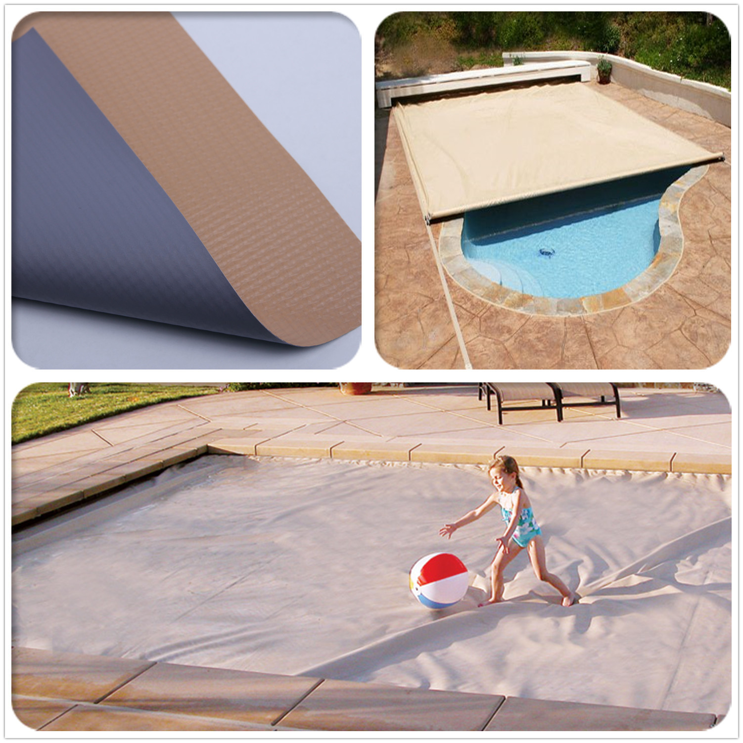 PVC swimming pool cover